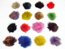 Wool textile: Possum fur buttons 4 pack