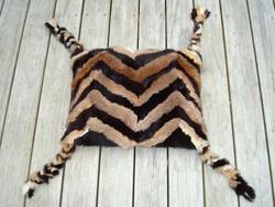 Wool textile: Herringbone pillow