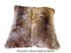Shorn possum fur cushion cover
