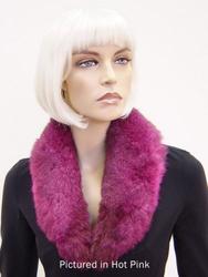 Wool textile: Possum fur shawl collar