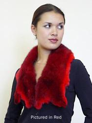 Wool textile: Possum fur raw edge collar