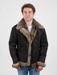 Wool textile: Possum fur men's air force jacket