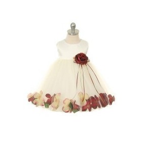 Products: Satin Flower Petal Dress