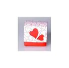 Heart Red/white Wedding Box