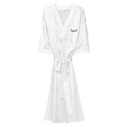 Event, recreational or promotional, management: Satin Bridal Robe 'Squad'