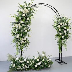 Event, recreational or promotional, management: DIY Real Look White and Green Floral Arrangements
