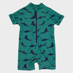 Korango Shark SwimSuit Green