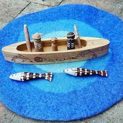 Cultural Resources: Aboriginal fishing boat set