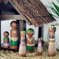 Cultural Resources: Beach Fale with pegs