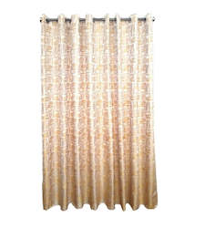 Window Furnishings: Kesington Gold Eyelet Curtain