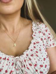 Necklace: Cowboy Boot Necklace Gold