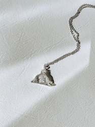 Small Shepherds Whistle Pendant - Silver