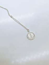 Necklace: Silver Compass