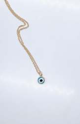 Necklace: Gold Evil Eye Necklace