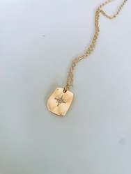 Necklace: Gold Guiding Star Necklace