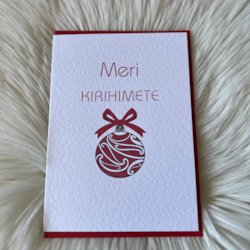 Clothing: Card - Meri Kirihimete