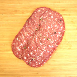 Meat wholesaling - except canned, cured or smoked poultry or rabbit meat: Kurobuta Pepperoni Salami