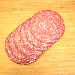 Meat wholesaling - except canned, cured or smoked poultry or rabbit meat: Kurobuta Dutch Salami