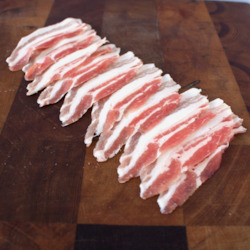 Meat wholesaling - except canned, cured or smoked poultry or rabbit meat: Kurobuta Thin Belly Slices