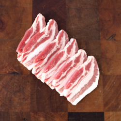 Meat wholesaling - except canned, cured or smoked poultry or rabbit meat: Kurobuta Yakiniku Belly Slices