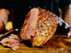 Meat wholesaling - except canned, cured or smoked poultry or rabbit meat: Half Kurobuta Ham