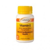 Health supplement: Vitamin E 90 softgel capsules Radiance