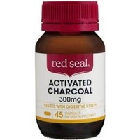 Red Seal Activated Charcoal 300mg 45 caps Red Seal