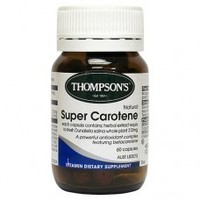 Health supplement: Thompsons Natural Super Carotene 60 caps Thompsons