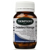 Health supplement: Thompsons Cholesterol Manager 60 Tabs Thompsons