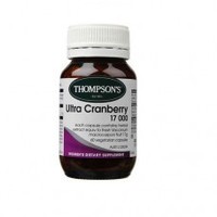 Health supplement: Thompsons Ultra Cranberry 17 000 60 Caps Thompsons