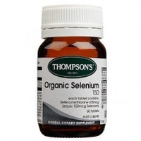 Health supplement: Thompsons Organic Selenium 150 60 tabs Thompsons