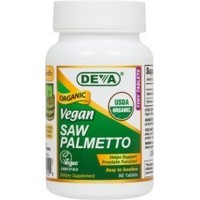 Health supplement: Deva Organic Saw Palmetto 90 Tabs Deva Nutrition