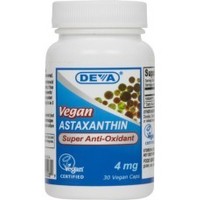 Health supplement: Deva Astaxanthin - 4 mg 30 caps Deva Nutrition