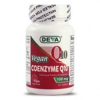 Deva Coenzyme Q10-100mg 60 tabs Deva Nutrition