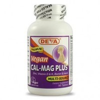 Health supplement: Deva Cal-Mag Plus 90 tabs Deva Nutrition