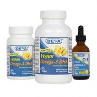 Health supplement: Deva Non-Fish DHA Deva Nutrition