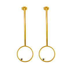 Internet web site design service: The Speck Drop Earrings Gold