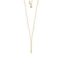 Cut to the Chase Necklace Gold