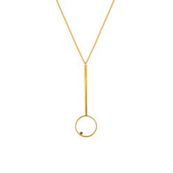 The Seeker Drop Necklace Gold