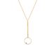 The Seeker Drop Necklace Gold