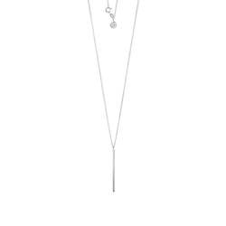 Cut to the Chase Necklace Silver