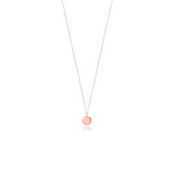DELUXE 9ct Rose Gold Disc Pendant