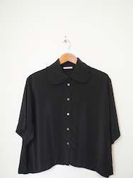Goldie Shirt - black habotai