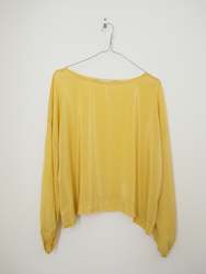 Tops: Pearl top - Butter cup