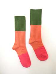Socks: S O K K E N Prairie socks - Garden