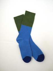 Socks: S O K K E N Prairie socks - Sky