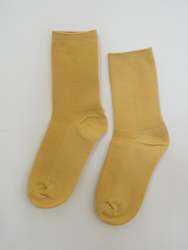 S O K K E N Ribbed socks - Lemon