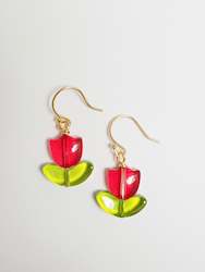 Sale: Tulip earrings - Rose