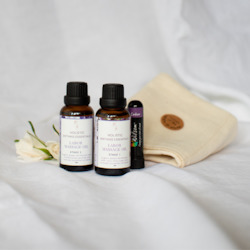 Frontpage: Holistic Birthing Essentials Aromatherapy Labor Pack