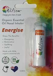 Wifsom Energise Aromatherapy Nasal Inhaler  "Motivational"